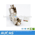 AUCAS CAT5E FTP Zinc Alloy network module / shielded keystone jack module